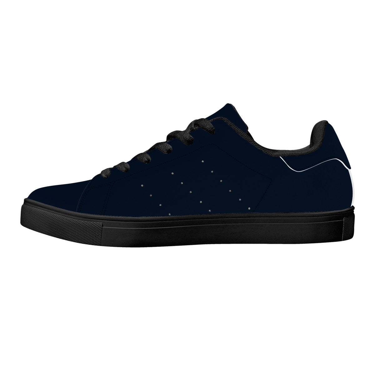 D27 Low-Top Synthetic Leather Sneakers - Marine blue